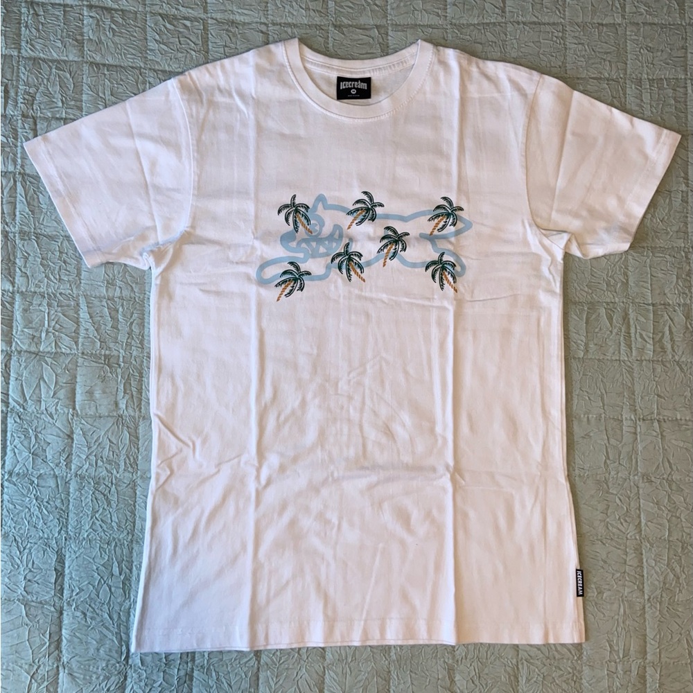 ICECREAM Palm SS Tee White Sz. Medium
